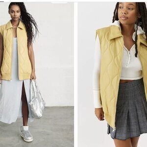 Urban Outfitters Annie Faux Leather Vest